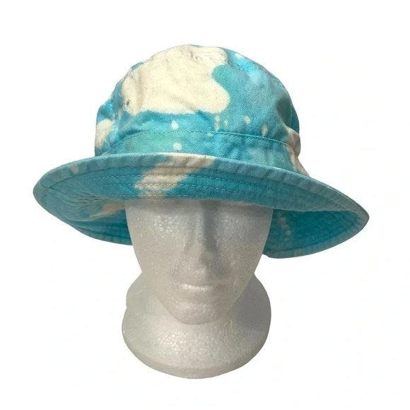 Chokolids blue & white tie dyed bucket hat - Picture 1 of 6